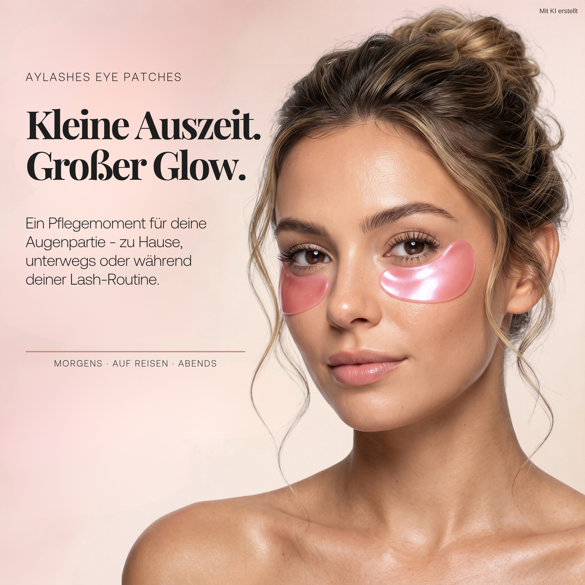 PINK GLOW HYDROGEL EYE PATCHES PEPTIDE+